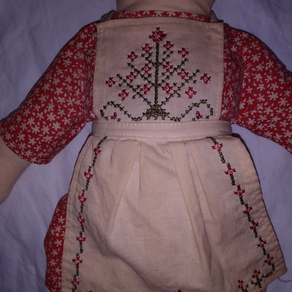 Vintage hand made doll  & Clothes new